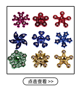 纯铜新款子弹头指尖陀螺手指成人减压桌面旋转铝合金陀螺玩具详情3