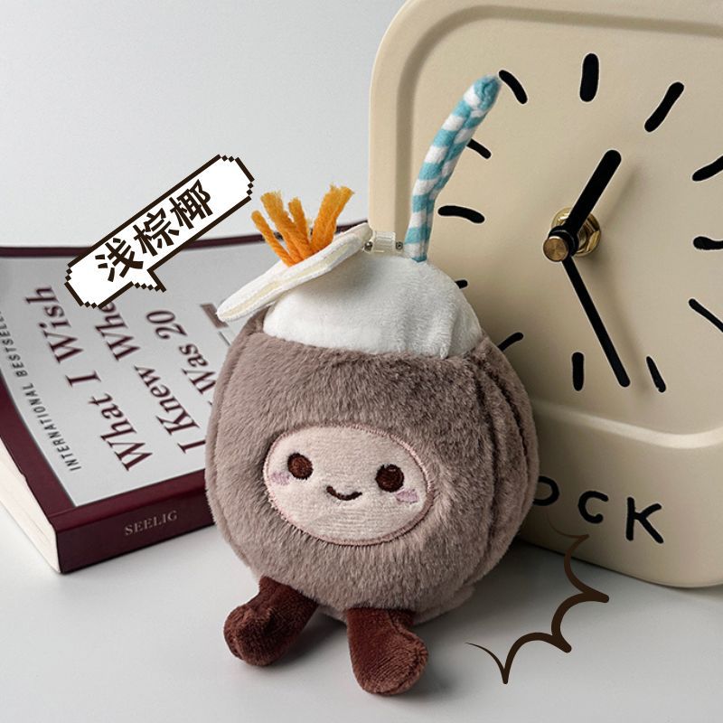 Super cute coconut dolls, throwing dolls, plush toys, pendants, small dolls, cute trinkets, keychains pic 6