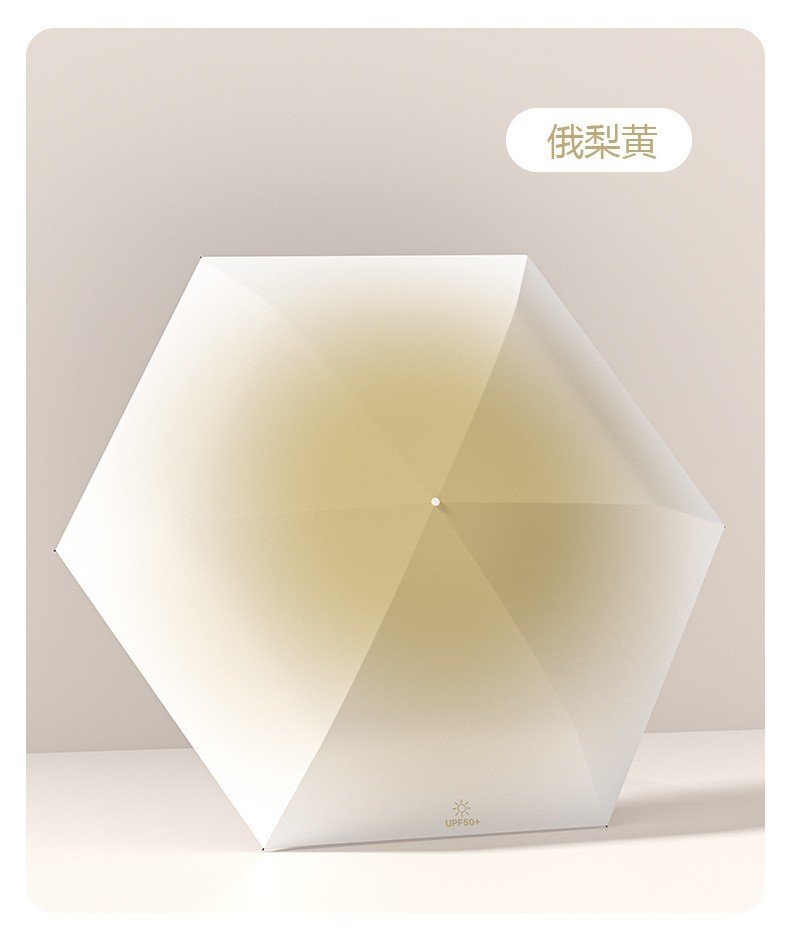 六折迷你黑胶渐变防晒伞手环批发小巧便携晴雨伞广告伞折叠遮阳伞详情36