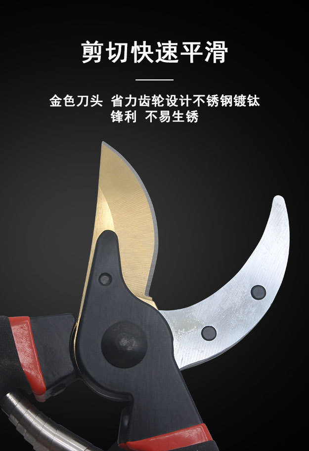 Pruning shears, garden shears, thick branch shears, garden pruning shears, fruit tree pruning, garden pruning shears, flower arrangement pruning shears pic 3