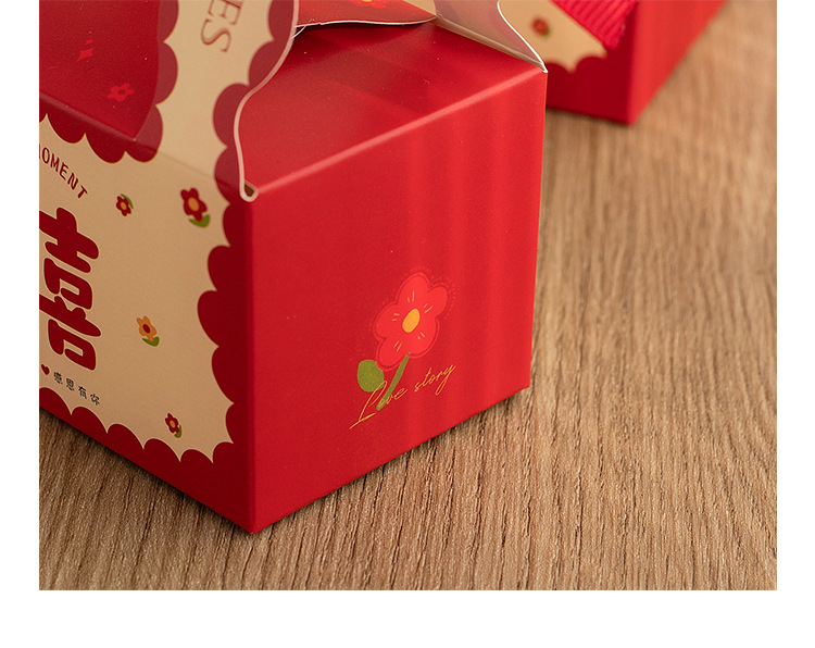 结婚喜糖盒国风喜糖盒手提2023创意中国风婚礼喜糖袋伴手礼盒批发详情10