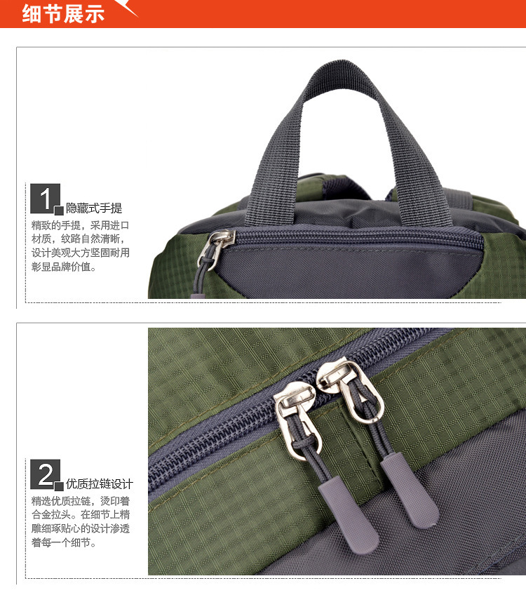 户外双肩背轻便骑行40升旅行多功能登山防泼水休闲徒步便携学生包详情12