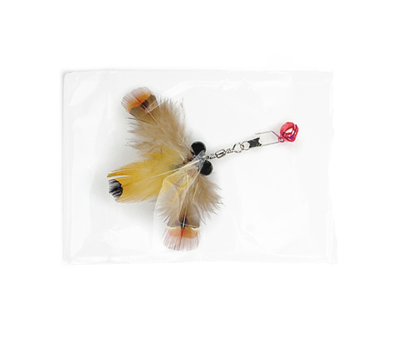 Z亚马逊新款猫猫玩具逗猫棒替换多样性小飞虫替换头宠物猫咪用品详情17