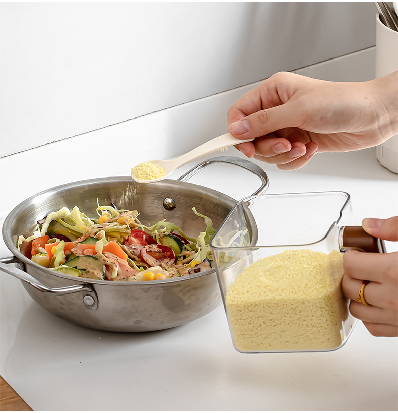 Household kitchen seasoning box, spice and salt storage box, seasoning jar, multi-compartment kitchen, food-grade, non-perforating seasoning jar pic 21