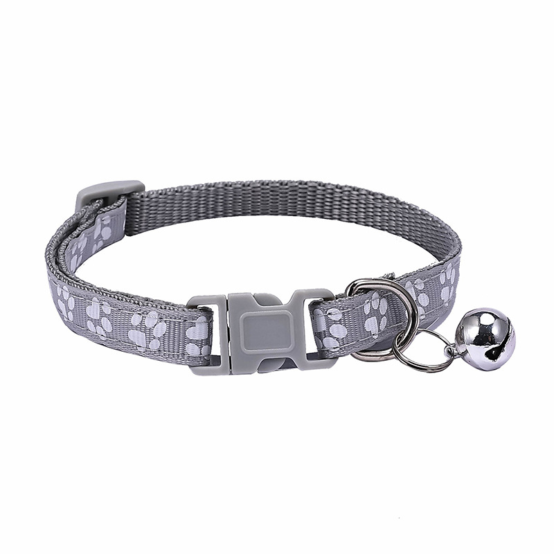 1.0 Pet footprint patch collar, dog neck collar, cat bell collar factory store, large stock available pic 17