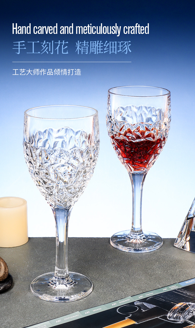 Practical business gifts for clients: A set of imported Czech red wine glasses, high-end company gift box, and red wine glass souvenirs pic 7