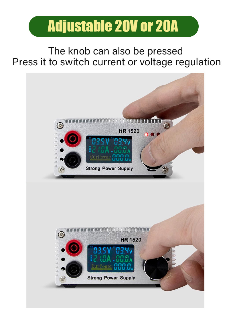 HR1520烧机神器短路检测老化测试机便携式可调直流稳电源110v-220详情18
