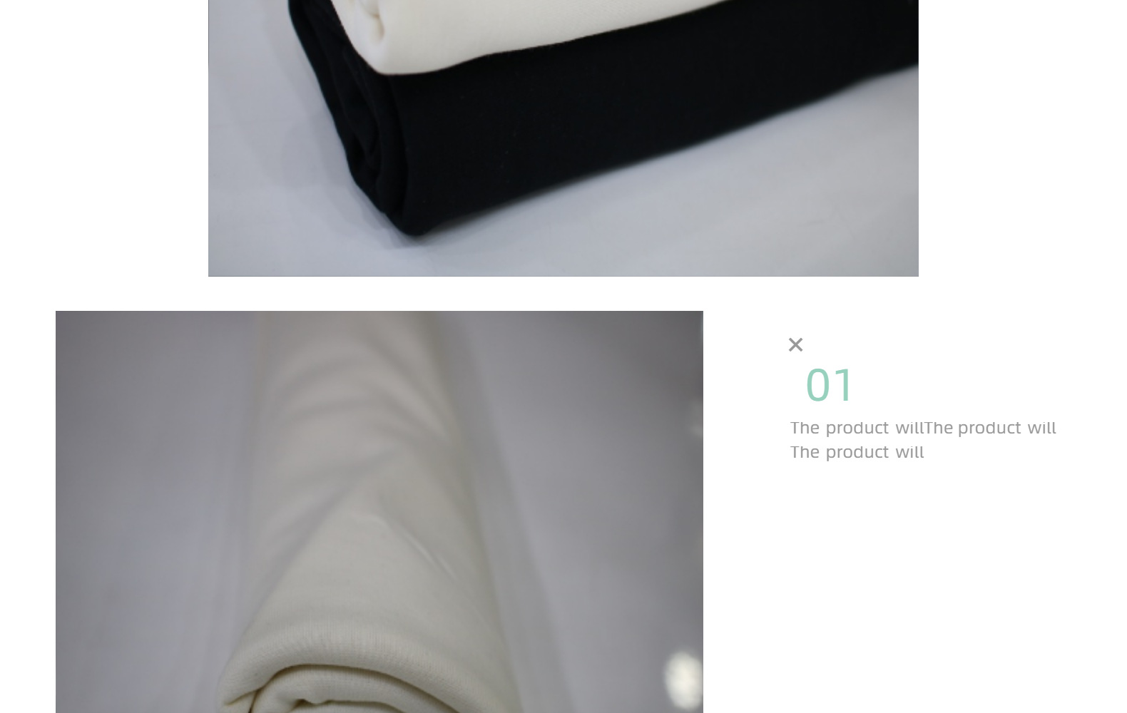 Direct sales of in-stock knitted fabrics, skin-friendly double-sided fabric, fine cotton nylon low-elasticity sports and home use fabric, other knitted fabrics pic 13