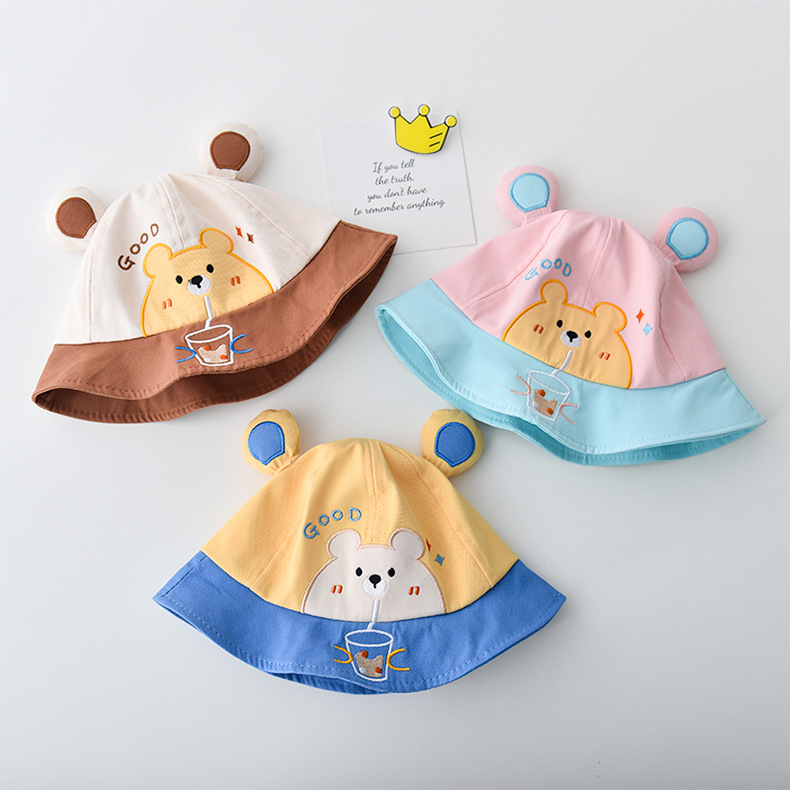 宝宝帽子春秋款新款夏季儿童防晒帽婴幼儿可爱超萌男童女童渔夫帽详情12