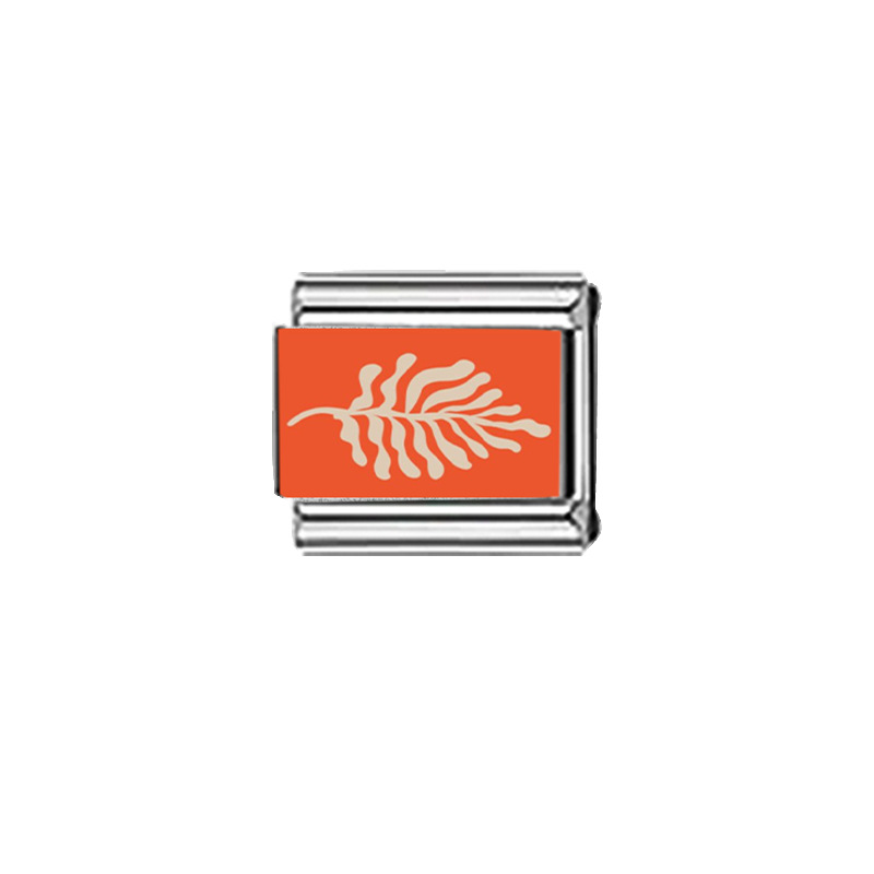 跨境爆品新款原创钛钢手链套装时尚简约个性DIY图案手链饰品批发详情6