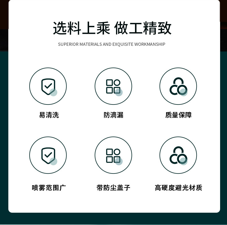 现货优惠HDPE10-100毫升白色避光喷雾瓶化妆香水酒精消毒细雾瓶详情2