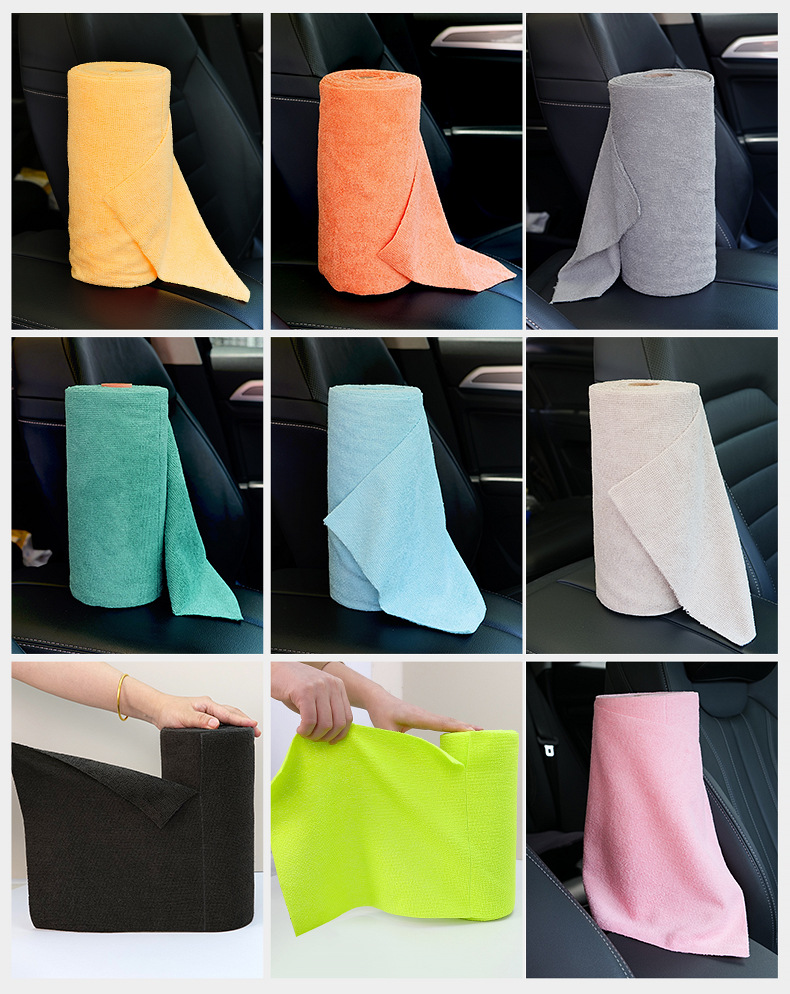 手撕抹布超细纤维毛巾厨房清洁重复使用吸水家政周抛抹布跨境代发详情5