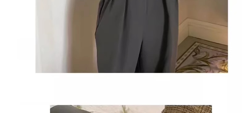 A light purple semi-high neck slim-fit innerwear with a knitted sweater for women in the spring of 2026 is a stylish and unique thin base layer pic 30