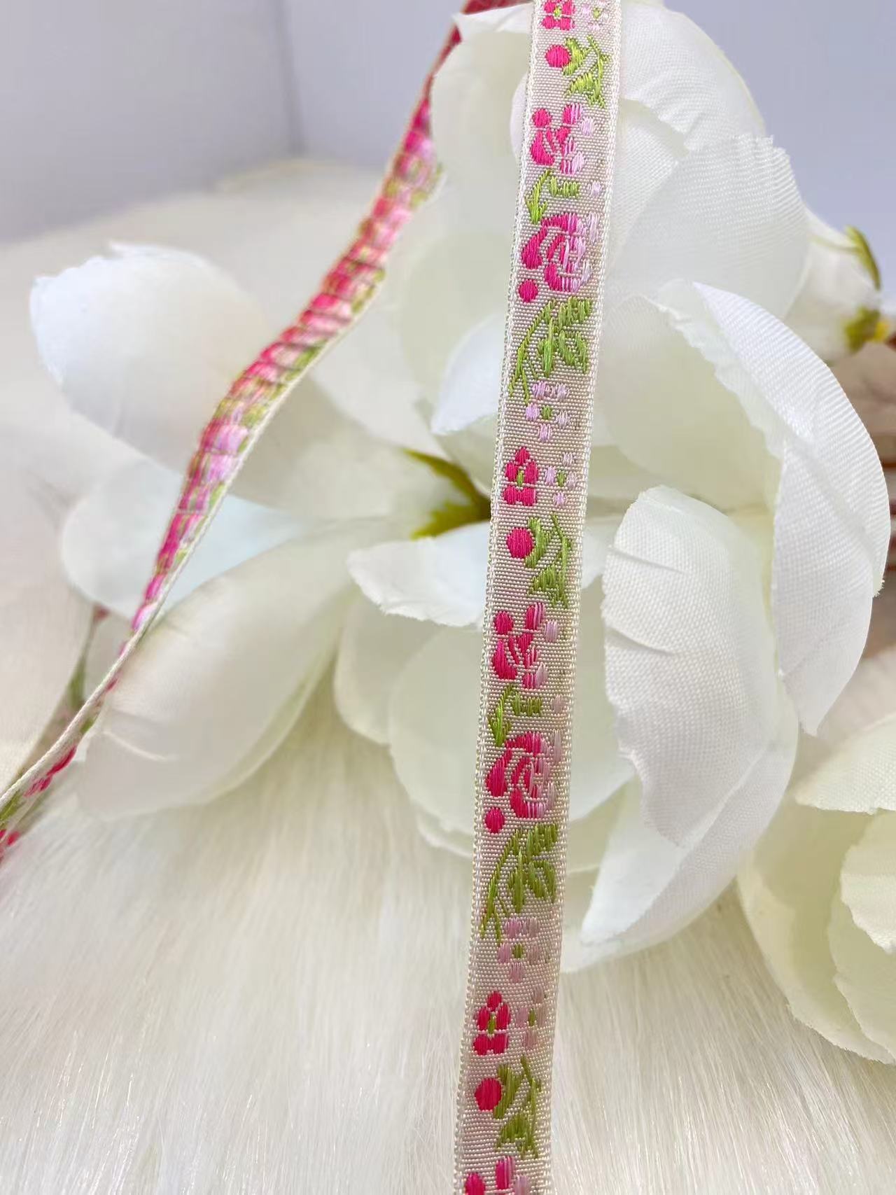 多种款式现货民族风提花刺绣织带新春发饰头饰辅料批发厂家直供详情27