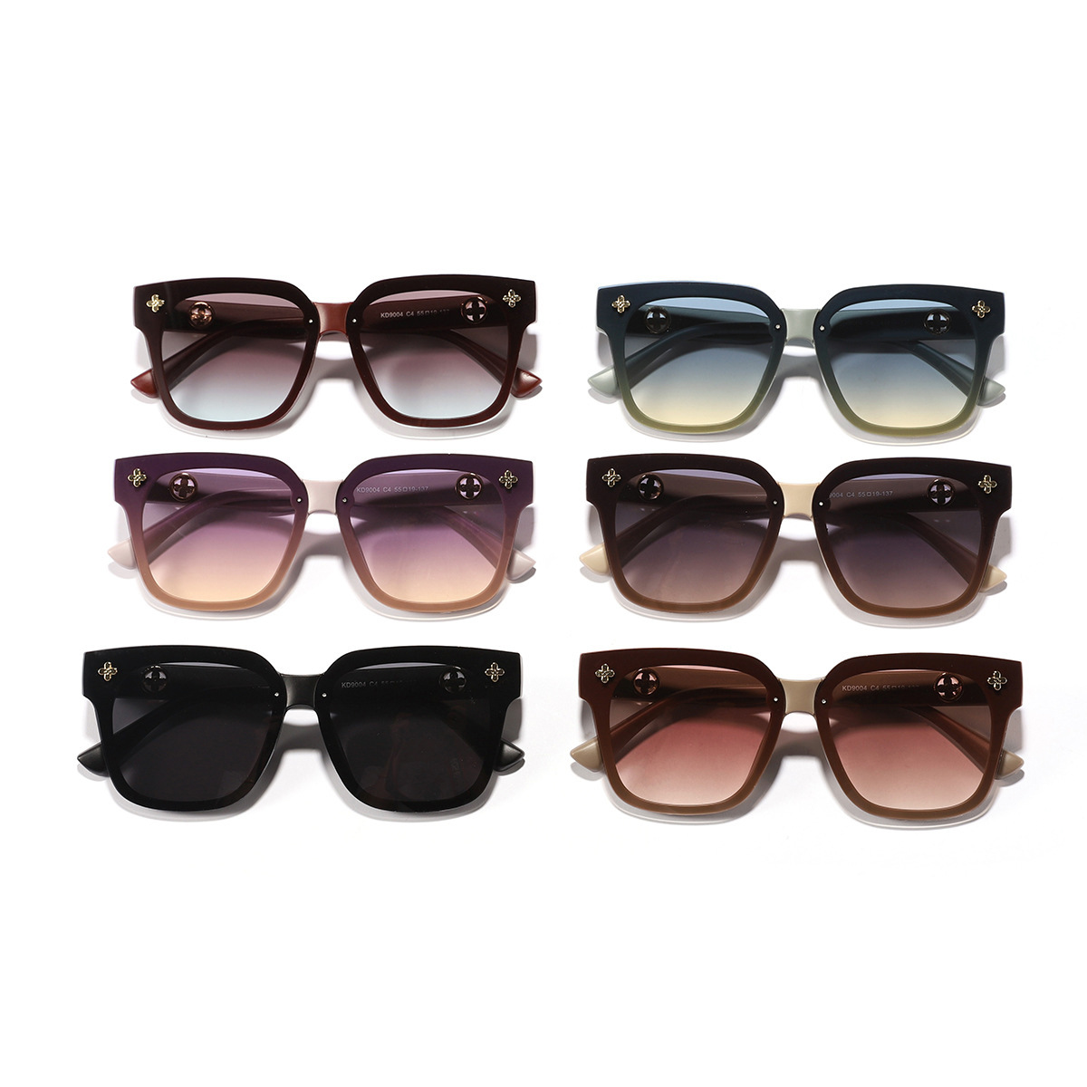 跨境墨镜女夏防紫外线太阳眼镜男士2024潮流新款时尚圆脸网红眼镜详情14