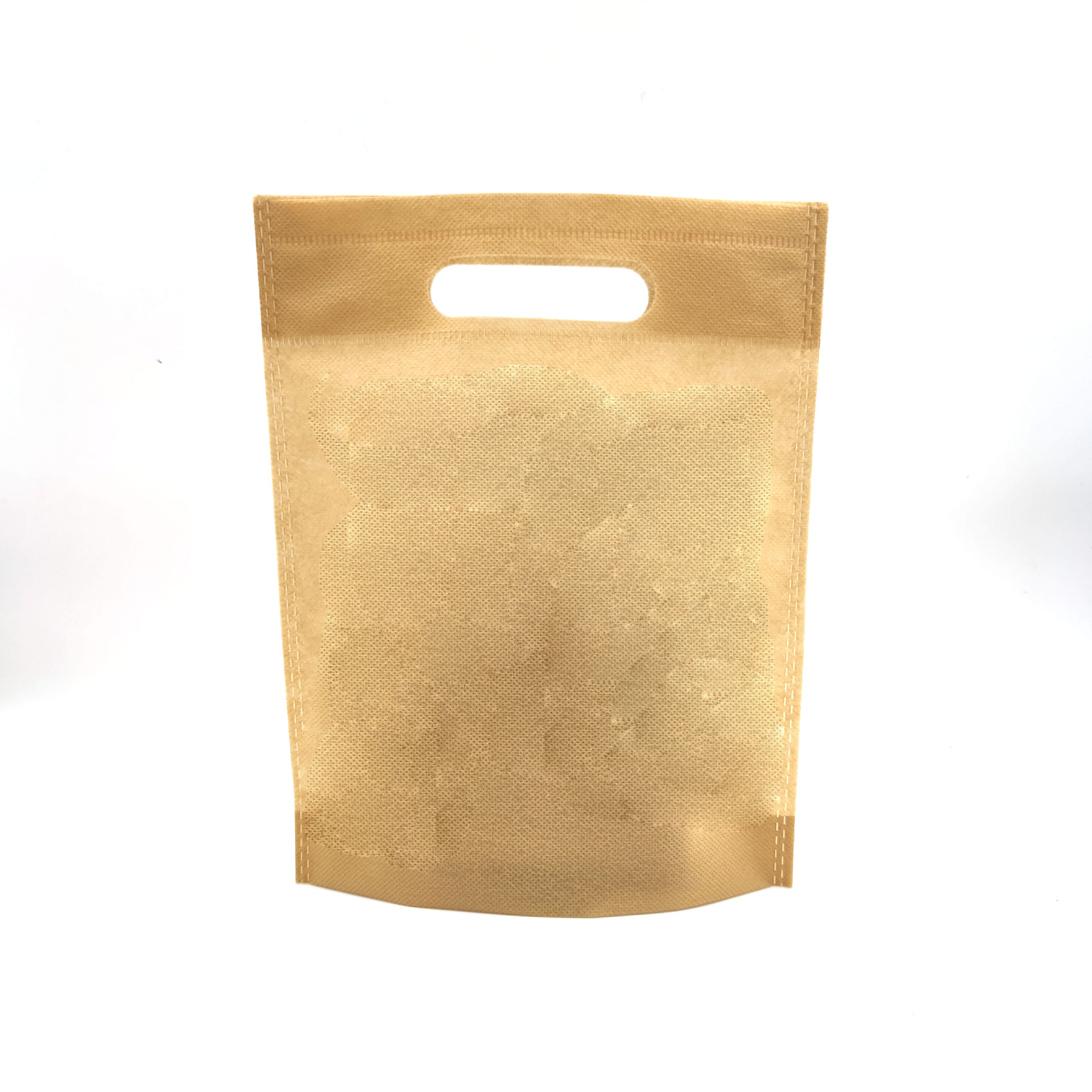 Wholesale of in-stock non-woven fabric bags, three-dimensional laminated eco-friendly handbags, shopping advertising packaging handbags, flat bags pic 7