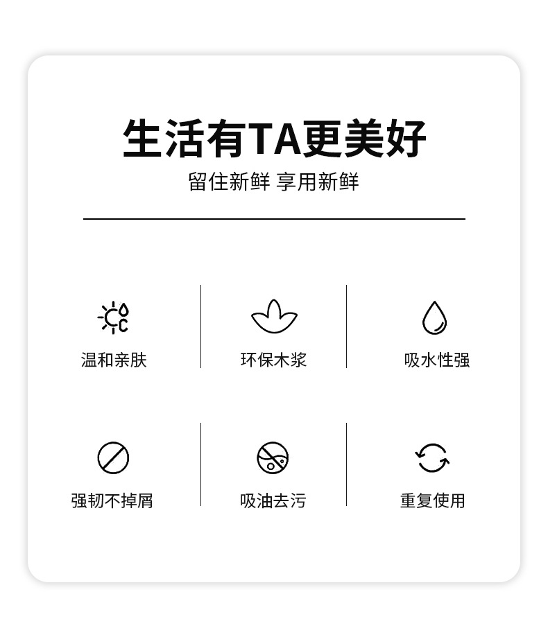 懒人抹布一次性厨房干湿两用家务清洁厨房纸专用纸家用洗碗布纸巾详情3