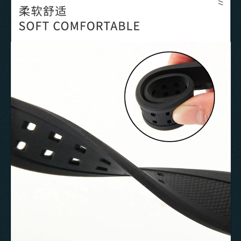 亚马逊代用鲁美诺时户外硅胶表带23MM手表表带批发潜水手表带男款详情3