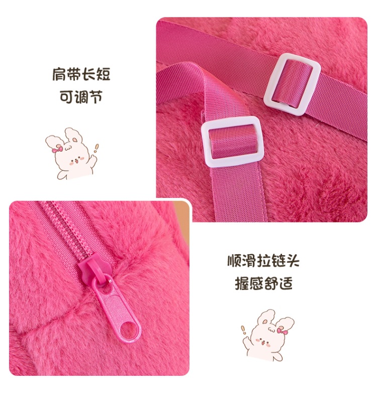 儿童潮流双肩背幼儿园书包开学背包卡通毛绒玩偶玩具男女孩旅行包详情7