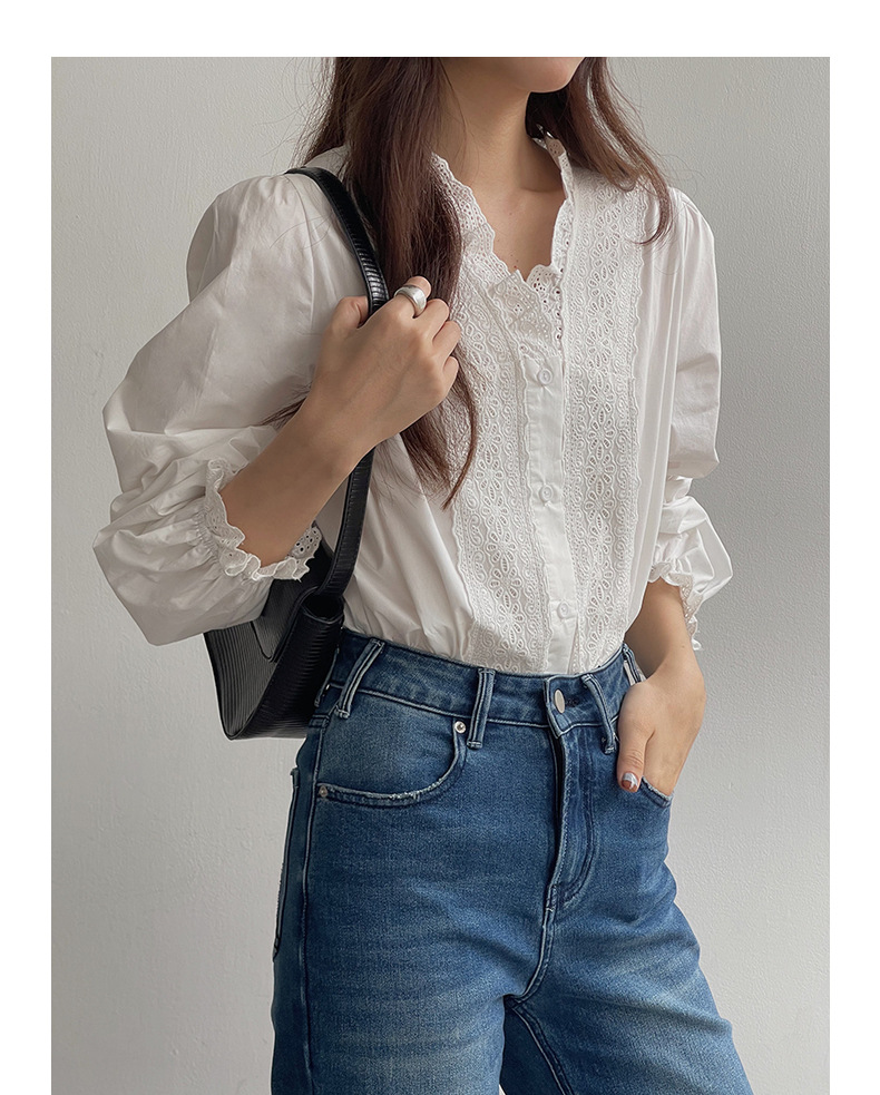 【90s Retro Horn 】 Ge Ming High-waisted slightly flared jeans for Women 2025 Spring New floor-length Pants R155H pic 29