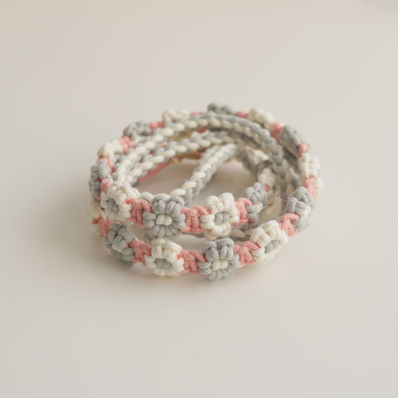 可调节手机挂绳编织相机背带 ins高颜值雏菊花朵斜挎挂脖手机挂链详情29