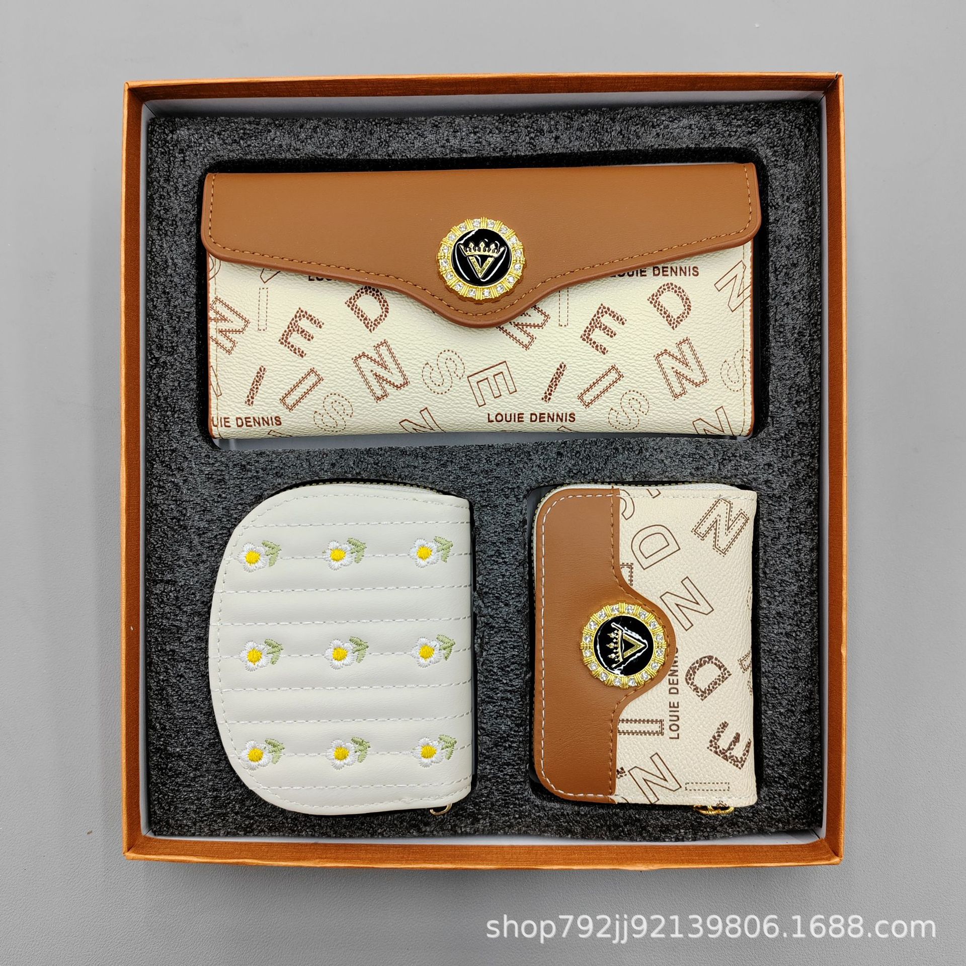 2024新款三件套礼盒装钱夹卡包套盒详情34