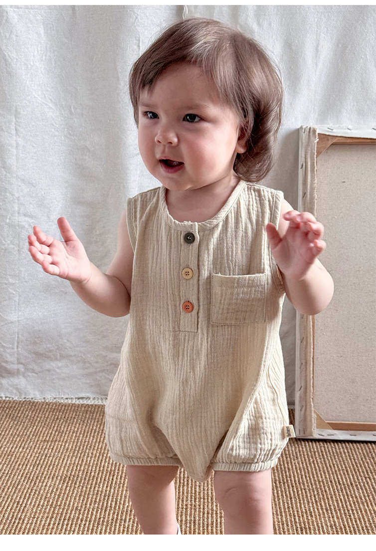 Summer baby wraparound for boys and girls, pure cotton Class a summer breathable triangular hatchcoat for newborns pic 11