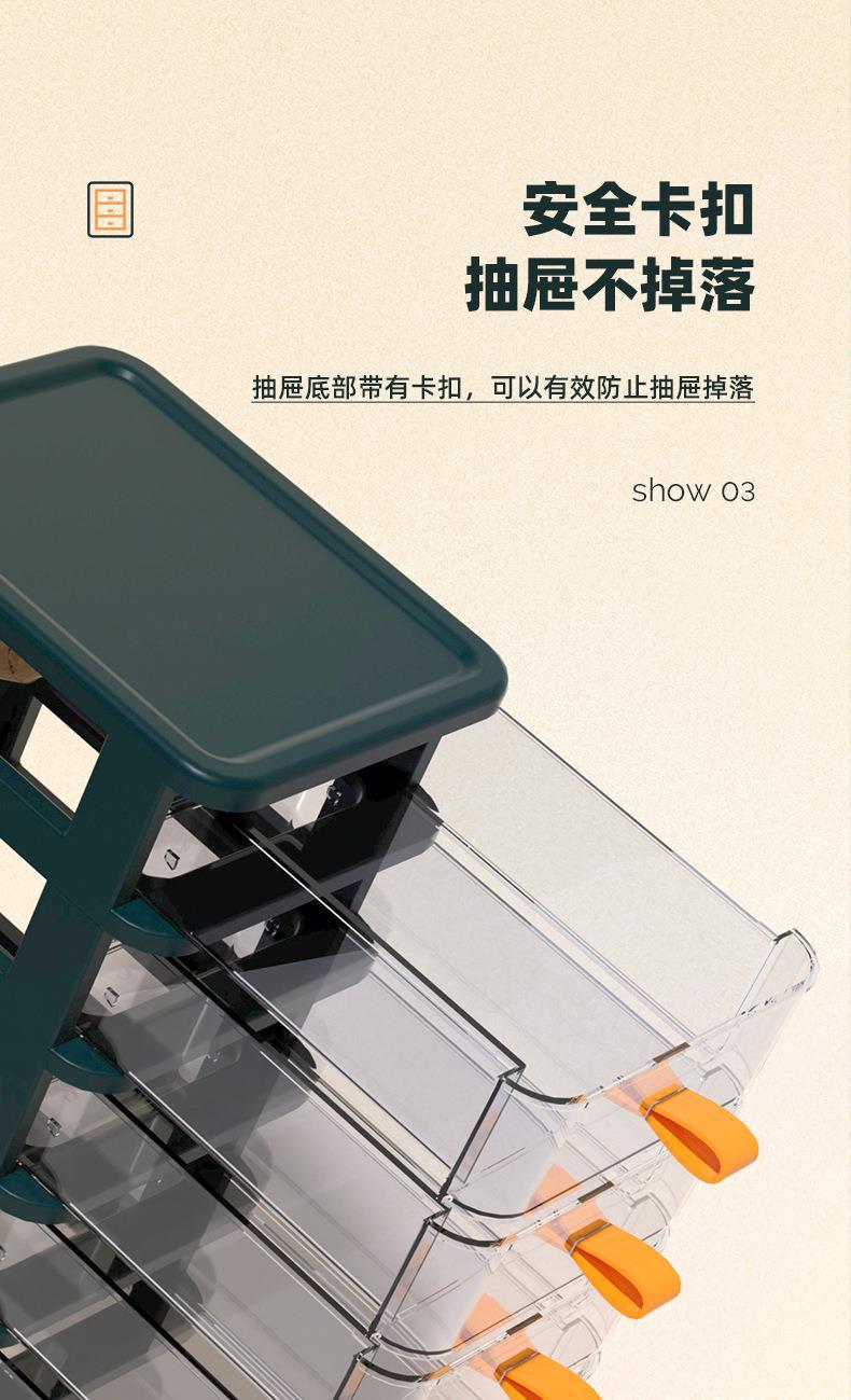 Storage box, desktop shelf, drawer-type multi-layer office storage box, storage box, desk storage and organization box pic 5