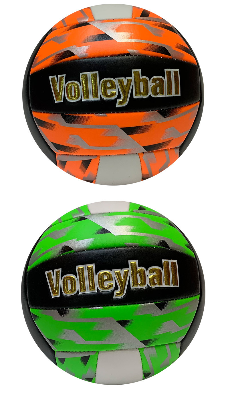 Wholesale manufacturer of color-blocking personalized No. 5 inflatable beach volleyball sports goods for middle school students pic 10