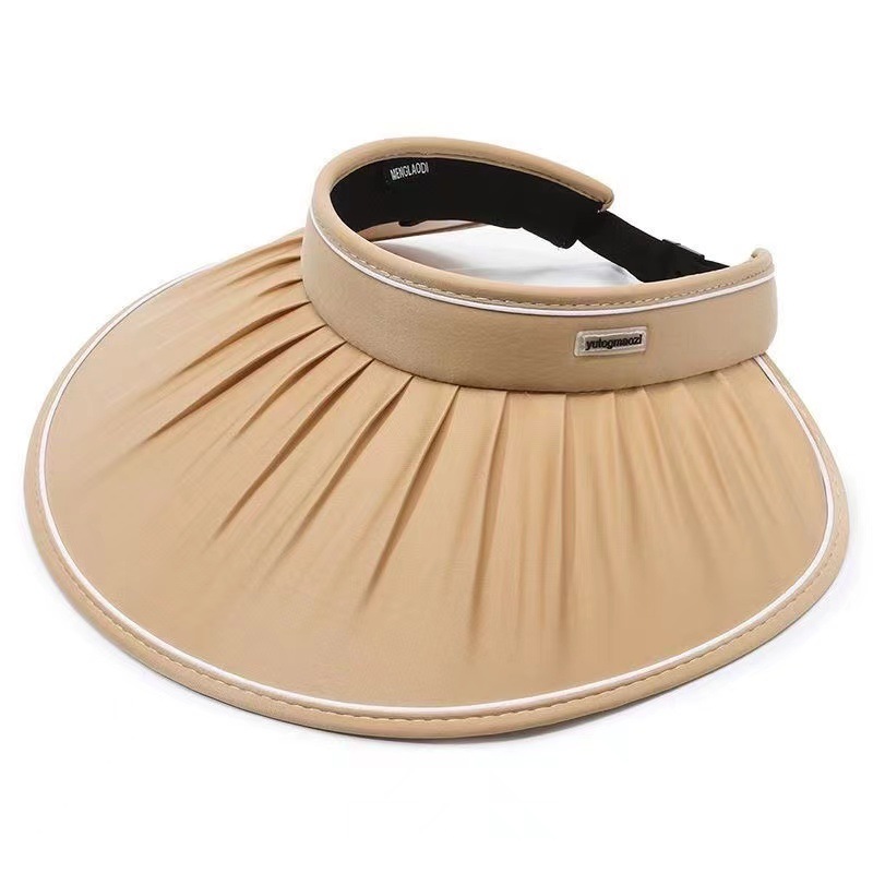 Ice Silk Hollow top sun Hat for women, folding and breathable, summer UV large-brim sun hat, outdoor sun hat, Internet celebrity pic 13