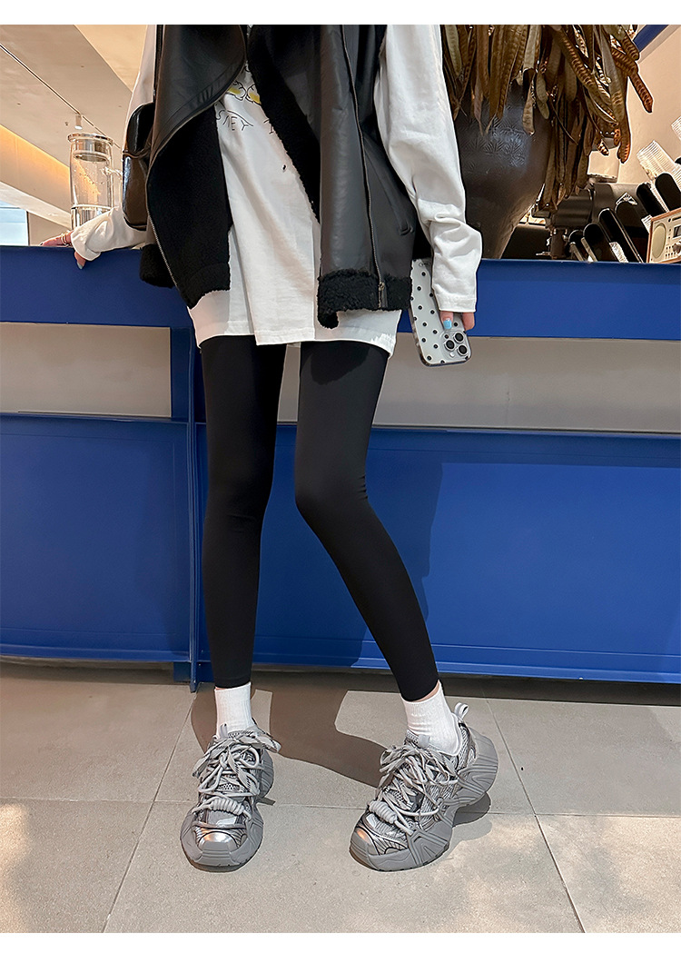 葡萄妈同款 画报女孩 时髦双鞋带网面拼接厚底增高老爹鞋女真皮详情78