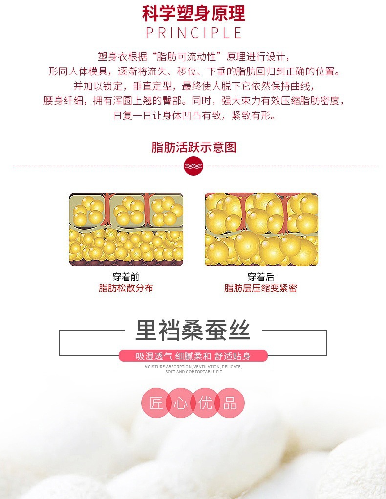 T跨境防走光美体裤女塑身四角束腰平角裤产后高腰塑腰形收腹内裤详情3