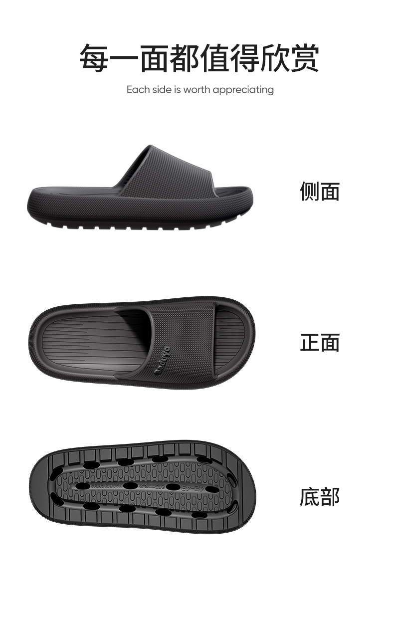 厚底拖鞋男士新款夏季室内家居家情侣浴室防滑踩屎感凉拖鞋女外穿详情12