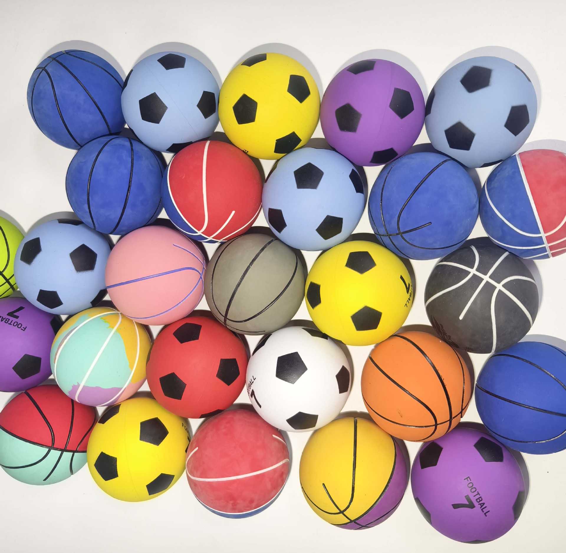 6cm super elástico bola de goma para niños descompresión salto bola tiro resistente jugar al por mayor deportes juguetes de ocio pic 3