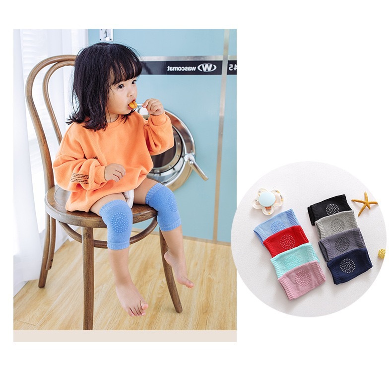 Baby knee pads, baby socks, spring and autumn leg covers, anti-slip, crawling and learning to walk baby knee pads, no leg constriction pic 9