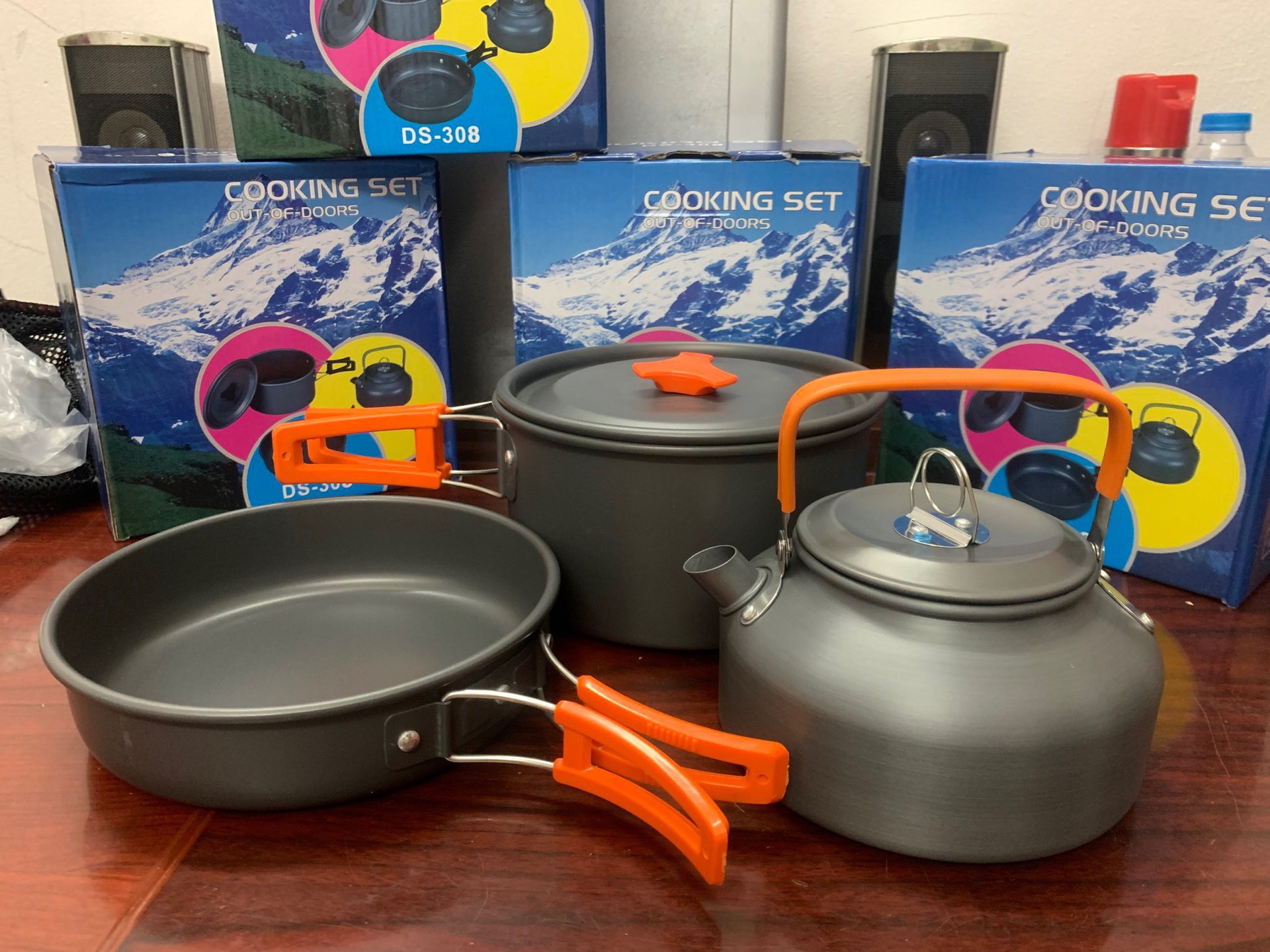 小茶壶组合套装锅软化铝硬质野营组合餐具便携户外用品炊具锅具详情16