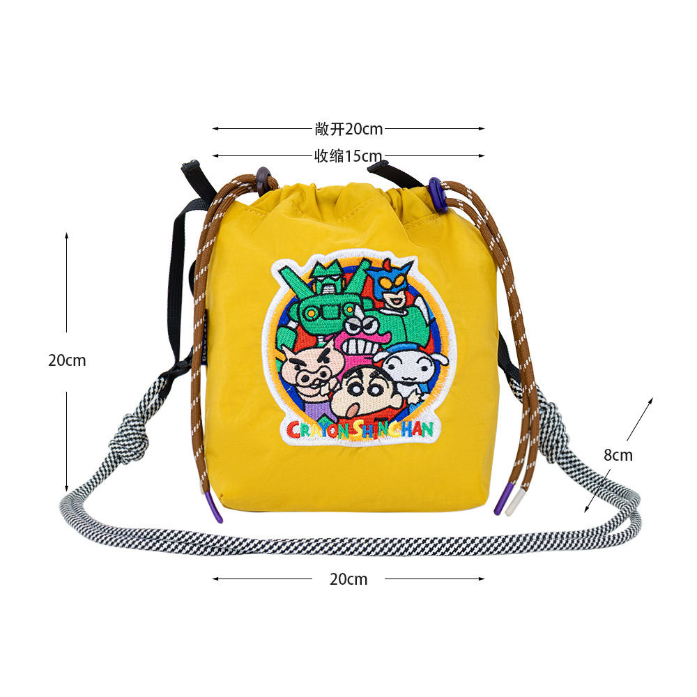 2025 New stylish and lightweight vertical phone bag, casual student cloth bag, Korean style simple 10,000-stitch embroidery single-shoulder bag pic 2