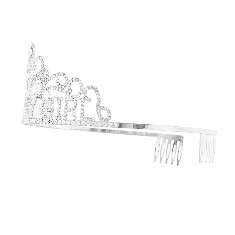 跨境生日派对皇冠BIRTHDAYGIRL生日女孩聚会公主水钻王冠头饰详情14