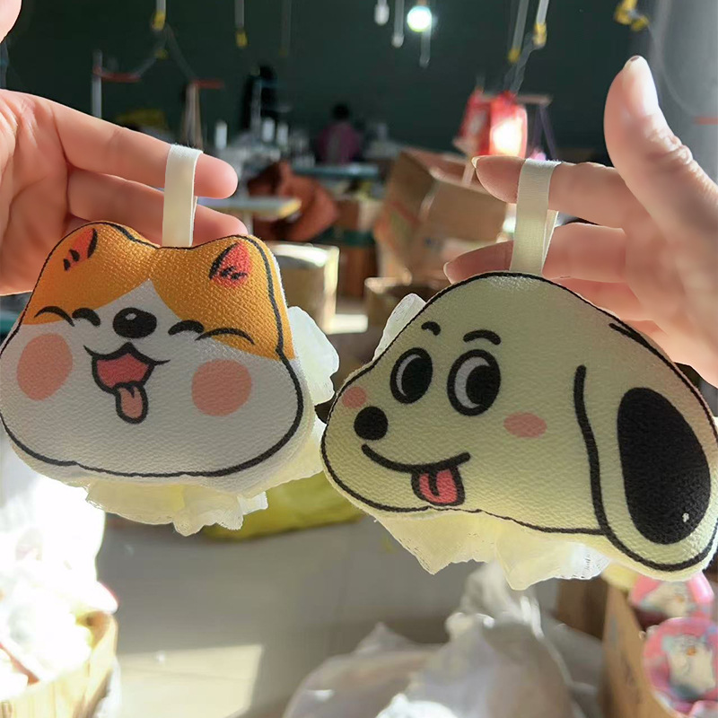 可爱卡通搓澡巾沐浴球工厂搓澡神器下泥洗澡巾新款浴花两用搓澡巾详情25