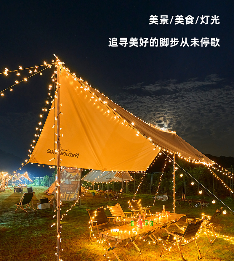 Camping atmosphere lights, string lights, LED star lights, waterproof Christmas small colorful lights, hanging lights, room and bedroom festival decorative lights pic 17