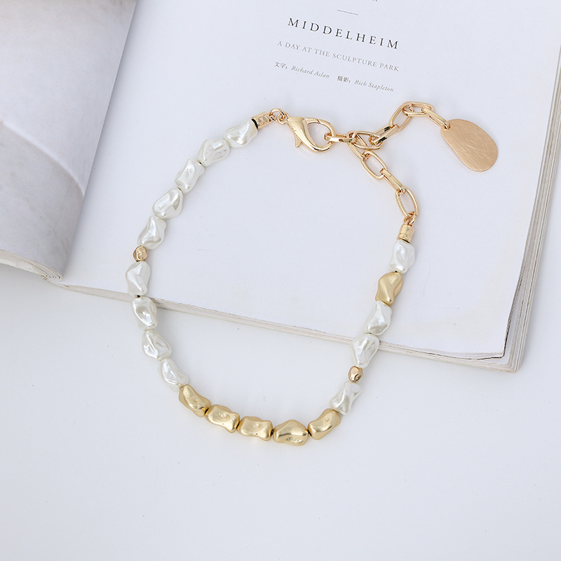 跨境新款珍珠项链锁骨链女短款高级感ins时尚饰品复古简约ins风详情6