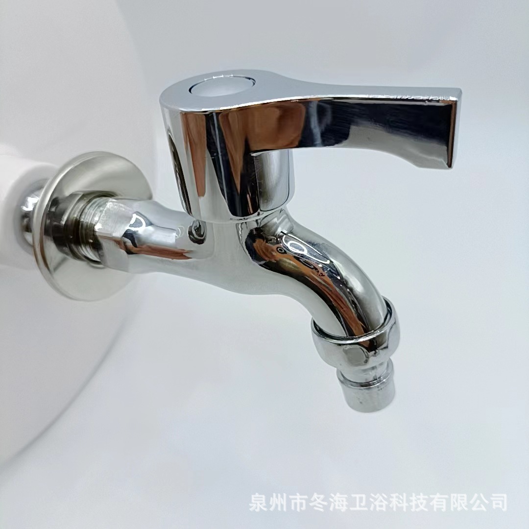 厂家直供外贸跨境款电镀工程款洗手盆拖布池洗衣机快开单冷水龙头详情15