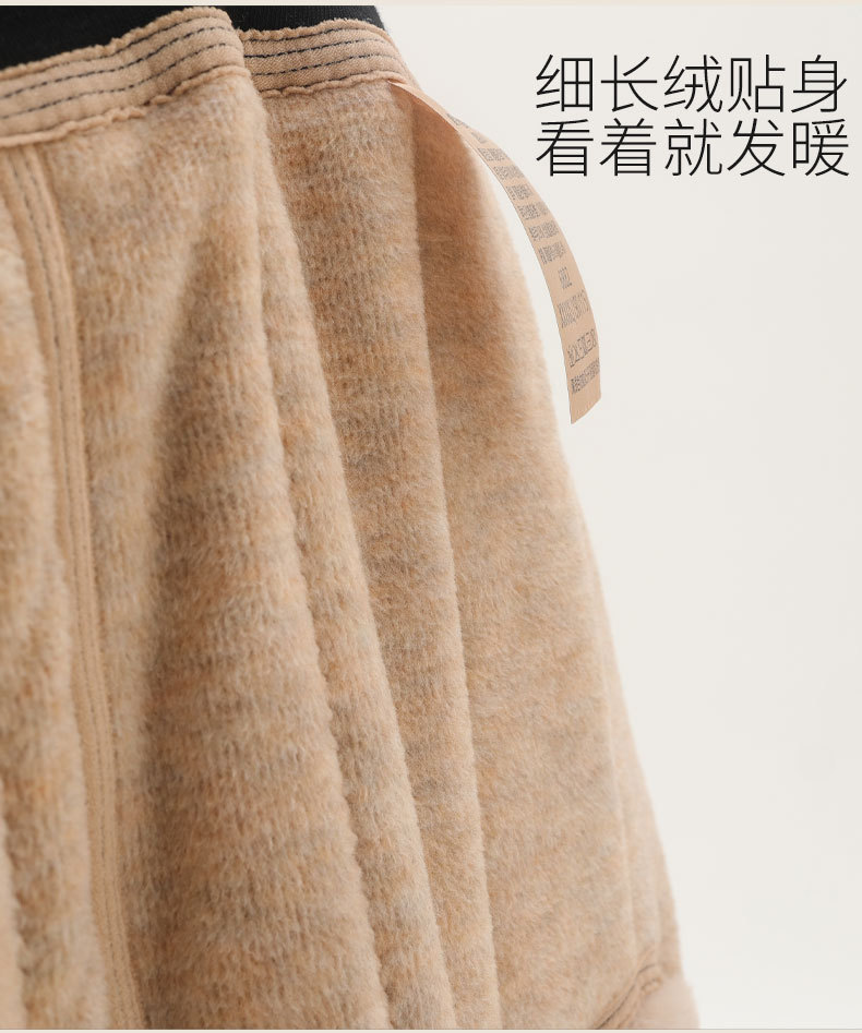 东北100%羊毛长护膝棉裤男士冬季高腰加厚绒貂绒色拉姆保暖裤女款详情15