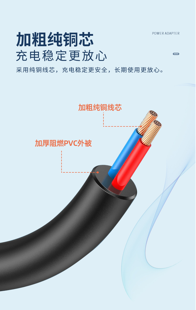 European Plug power adapter 12v high-performance charger with cable 12v adapter pic 13