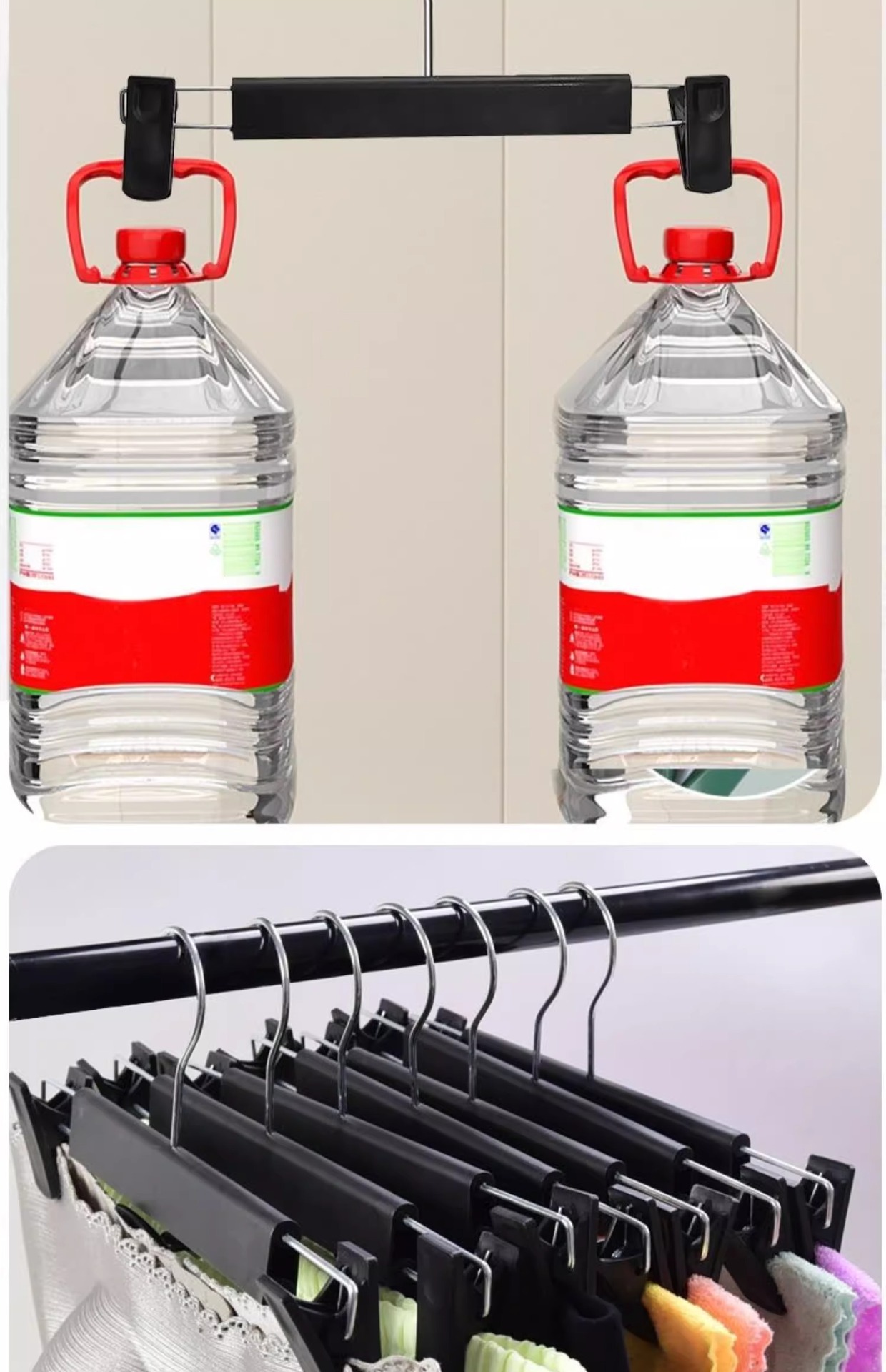 裤架夹子裤夹衣架裤子家用无痕强力防滑jk挂衣裙夹磨砂塑料衣撑子详情8