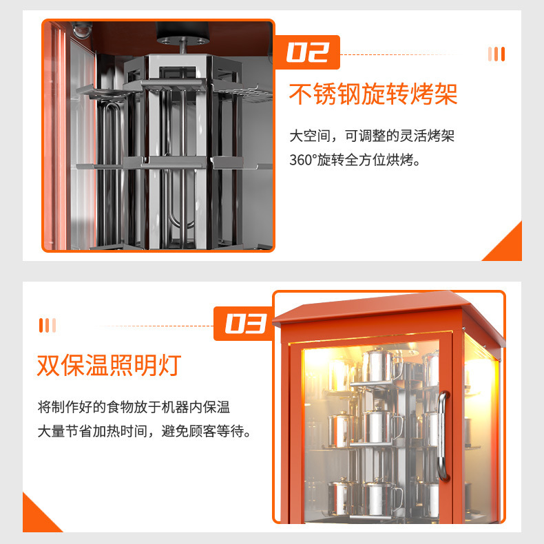 Direct sales from the manufacturer of commercial sweet potato machines, fully automatic electric heating sweet potato baking machines, and multi-functional baking machines for night market stalls pic 13