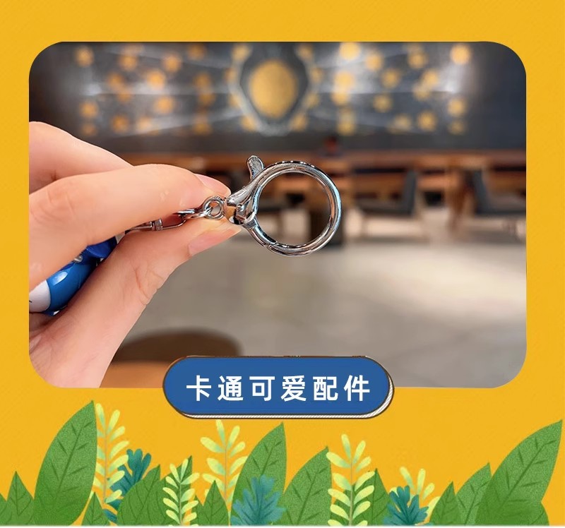正版哆啦A梦职业装扮系列钥匙扣勇敢警察公仔包包挂件创意小礼品详情7