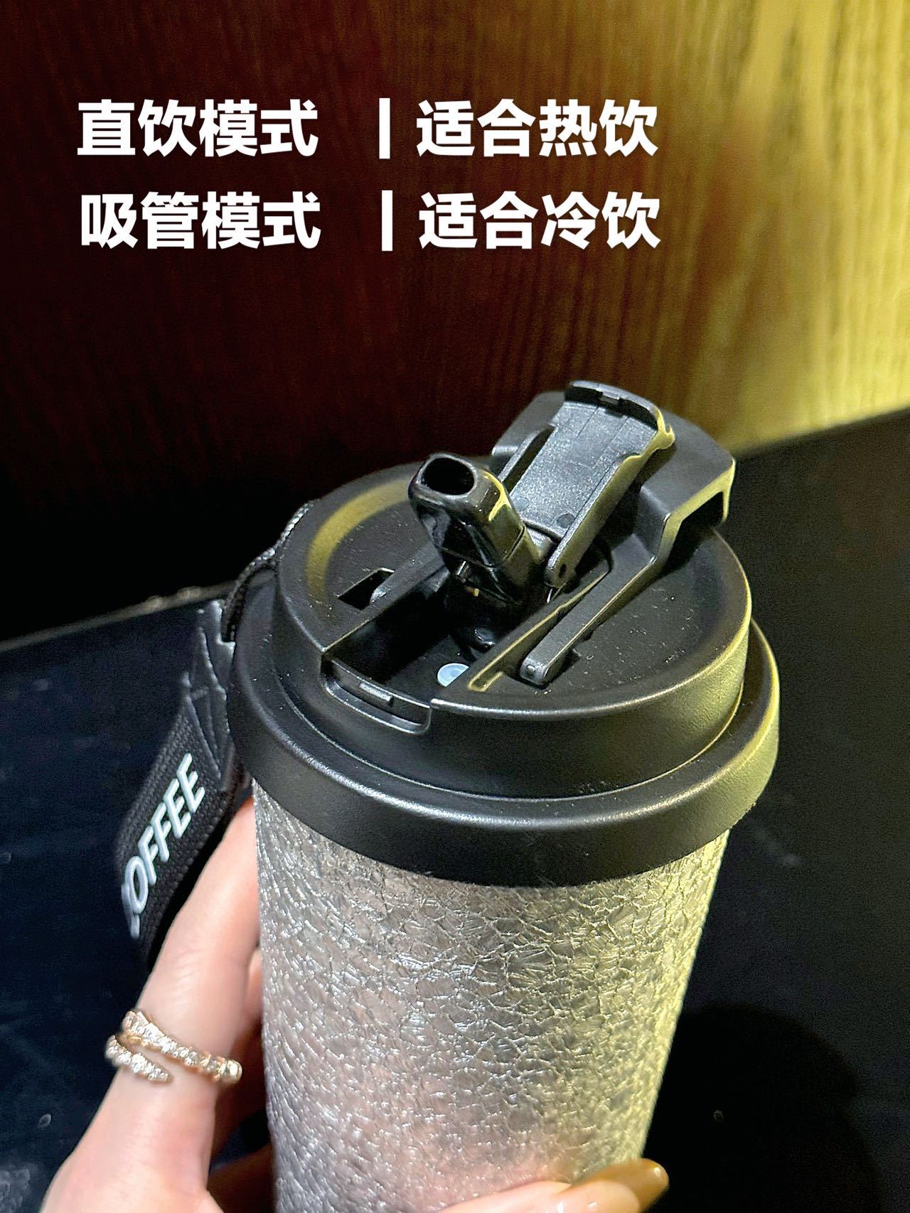 Titanium-coated coffee cups, insulated cups, high appearance standards for men and women, portable and high-end portable titanium water cups, titanium cup gift creativity pic 29