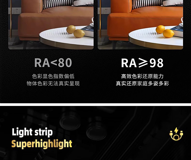 Osram self-adhesive waterproof light strip, LED light strip, 24V low-voltage linear light, embedded ceiling atmosphere linear light strip pic 9