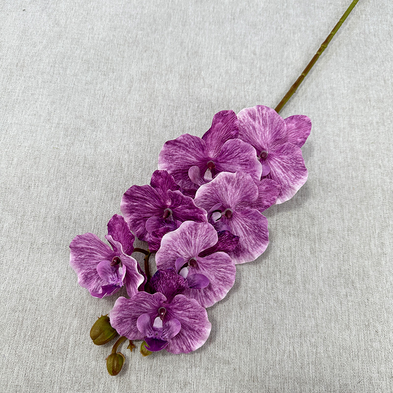 跨境新品仿真蝴蝶兰餐桌装饰客厅摆件假花婚庆影楼摄影道具人造花详情16